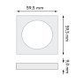 Berker Integro PURE Design Single Frames Berker Integro PURE Design Single Frames