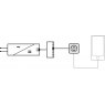 Loox5 USB/USB-C Double Socket with Cable