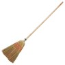 Natural Corn Broom : Large Natural Corn Broom : Large