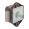 Single Small Lock Only (15 mm) Brown