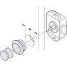 Single Small Lock Only (15 mm) Brown
