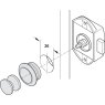Single Large Lock Only (22 mm) Brown Single Large Lock Only (22 mm) Brown