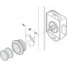 Single Large Lock Only (22 mm) Brown