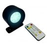 ORB rechargeable LED adjustable wall light available in White or Black