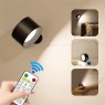 ORB rechargeable LED adjustable wall light available in White or Black