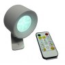 ORB rechargeable LED adjustable wall light available in White or Black