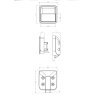 Confurn Recessed Shell Handle with Lock Confurn Recessed Shell Handle with Lock