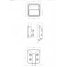 Confurn Recessed Shell Handle with Lock