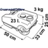 Fiamma Waste Water Roll Tank - 23 litres Fiamma Waste Water Roll Tank - 23 litres