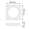 Berker Integro FLOW Design Single Frames Berker Integro FLOW Design Single Frames