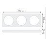 Berker Integro FLOW Design Triple Frames Berker Integro FLOW Design Triple Frames