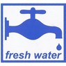 Fresh Water Adhesive Label/Sticker