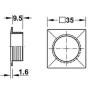 Square Push Button Lock Square Push Button Lock