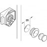 Push Button Lock 15 mm - Grey Lock