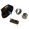 Push Button Lock 22 mm - Brown Lock